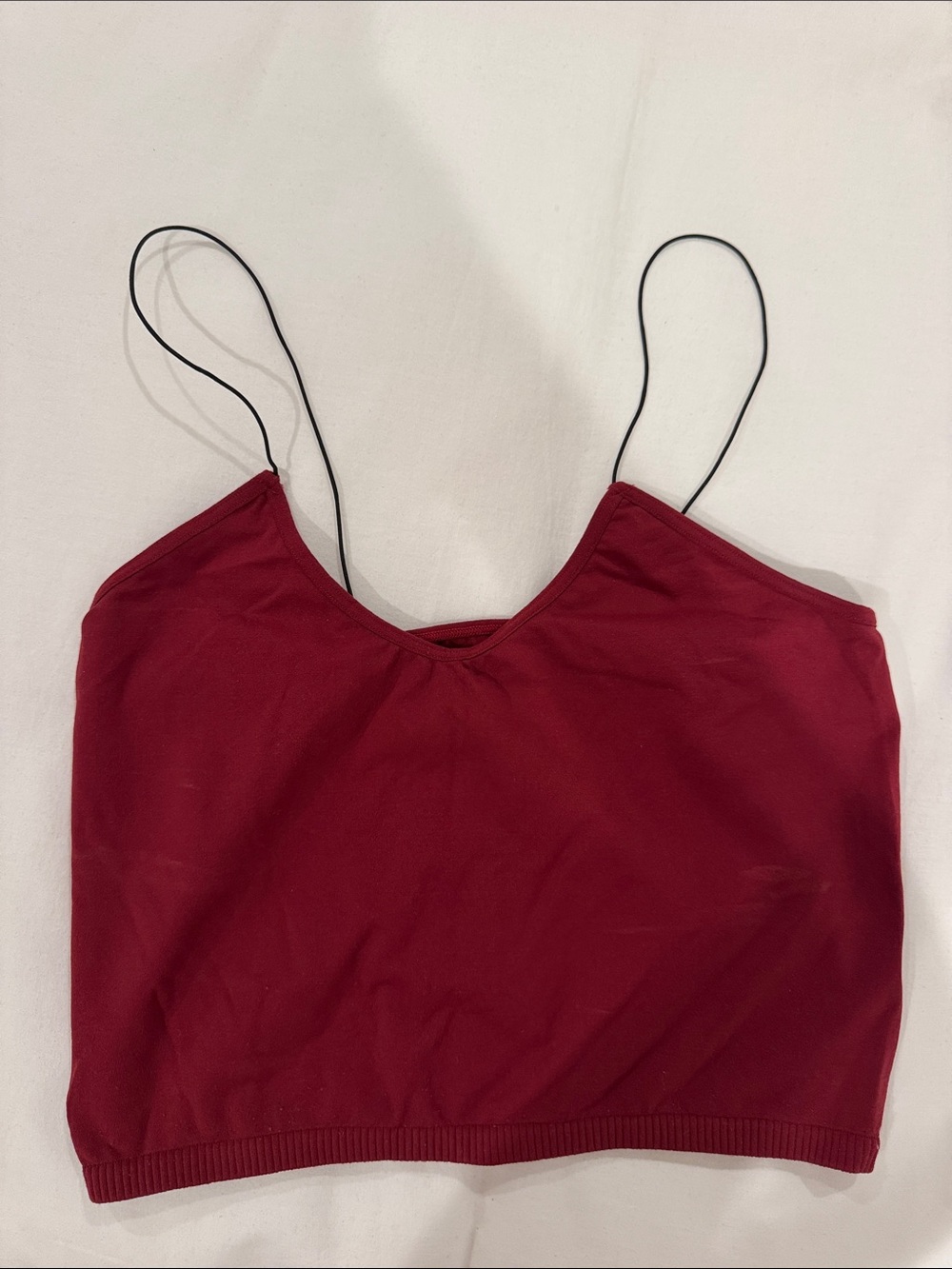 Free People Red Spaghetti Strap Tank Top